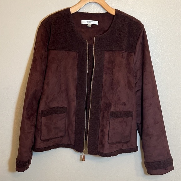 Liz Claiborne Jackets & Blazers - LIZ Claiborne Brown Jacket